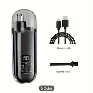 Portable Black Nose Hair Trimmer